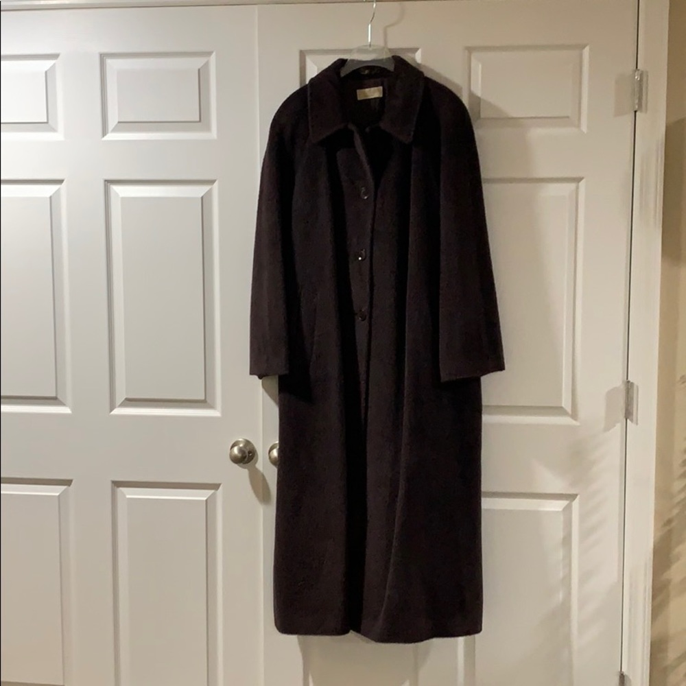 Llama Floor Length Trench Coat